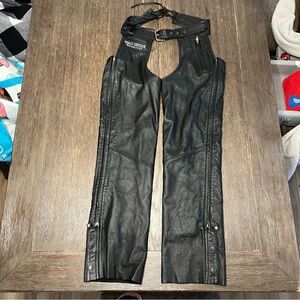 Harley-Davidson Black Leather Chaps